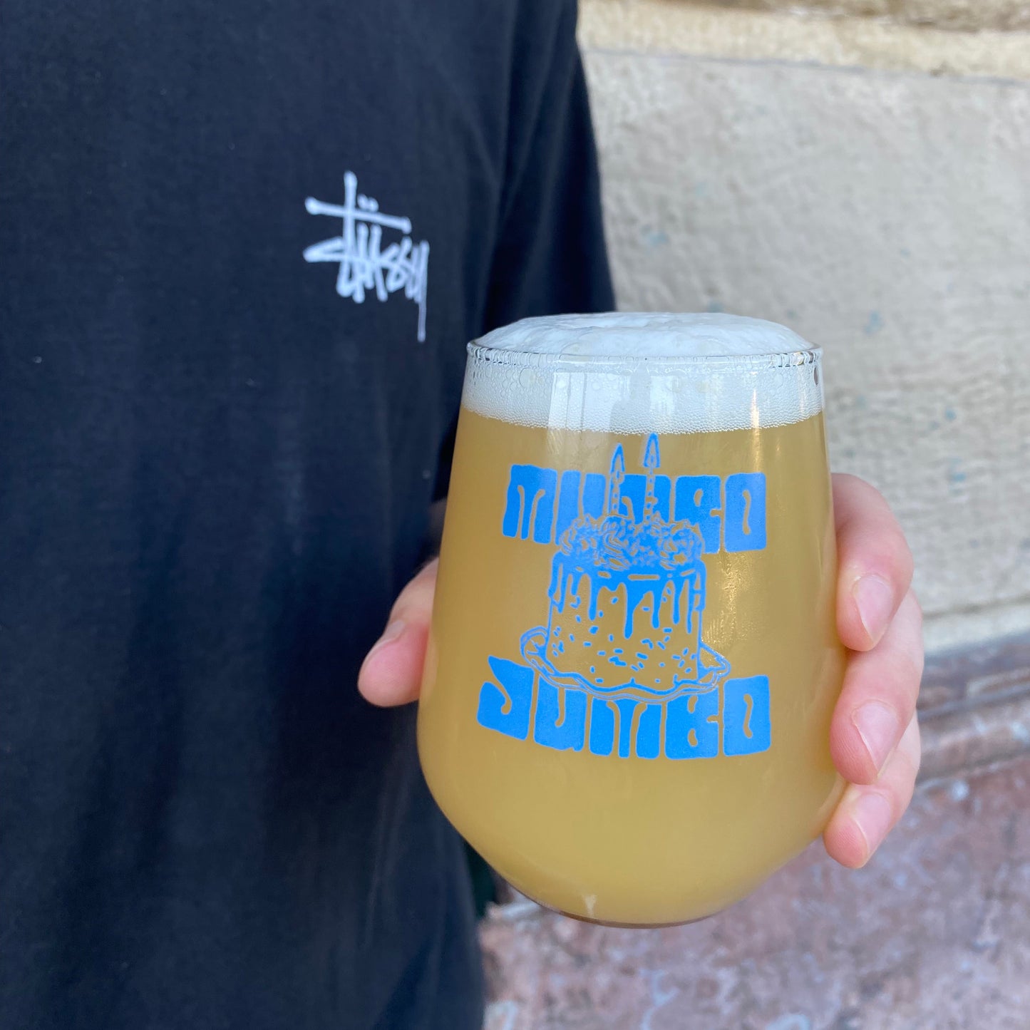 2nd Anniversary glass